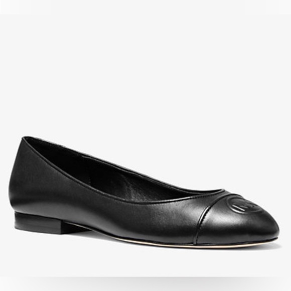MICHAEL Michael Kors Black Leather Loafers - Picture 1 of 9